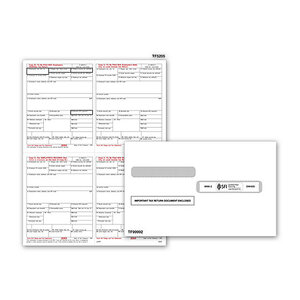 Laser W-2 Tax Forms & Envelopes - Copy B, C, 2+2