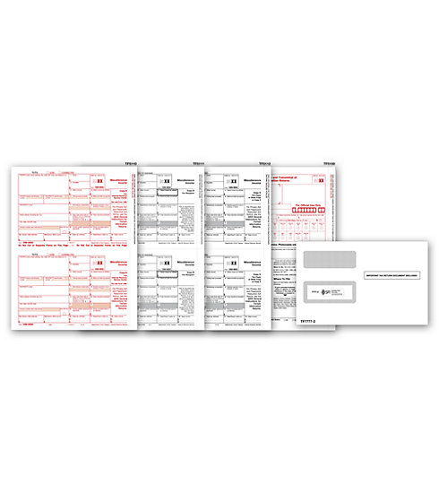 Laser 1099-MISC Tax Forms & Envelopes