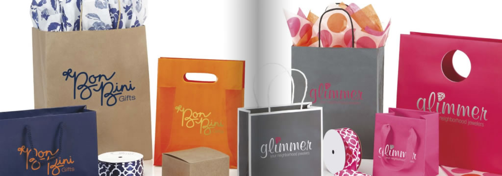 Custom printed retail bags for stores