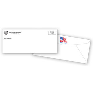 Custom printing of business envelopes