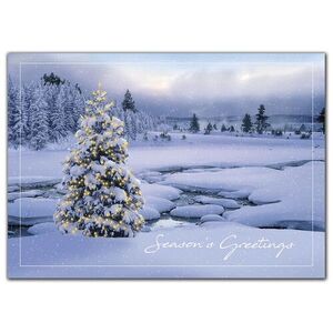 Custom printed business holiday card printing