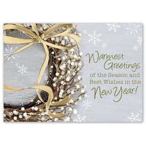 New year holiday cards that are custom printed for your business