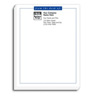 Custom printed business notepads, small size