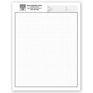 Custom printed engineering graph pads for your business