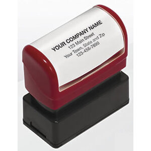 Custom printed address stamp for office and business use