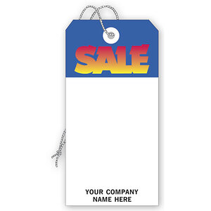 Custom printed sales tags for your business