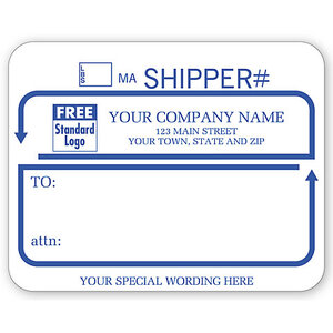 UPS shipping labels for business use