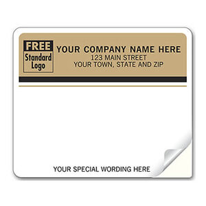 Custom printed business shipping labels for laser printers