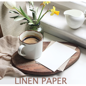 Custom printed linen business stationery envelopes