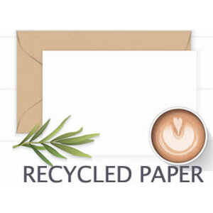 Custom printed recycled business stationery envelopes