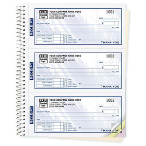 Customized receipt books printing that can be ordered online