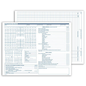 Dental forms for dentist offices