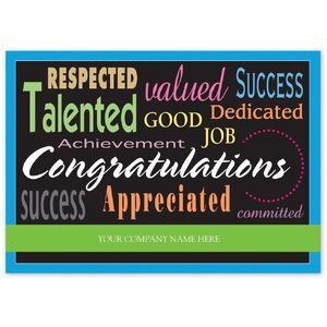 Custom Business Congratulations Greeting Cards to Order Online