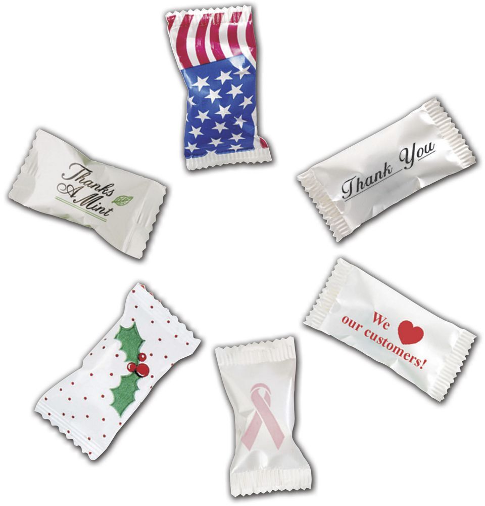 Gourmet holiday mints for businesses