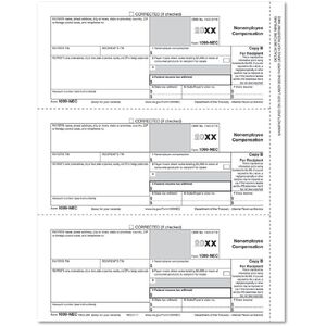 1099 NEC Forms - Copy B