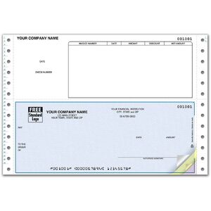 Business Payable Checks with Rounded Column