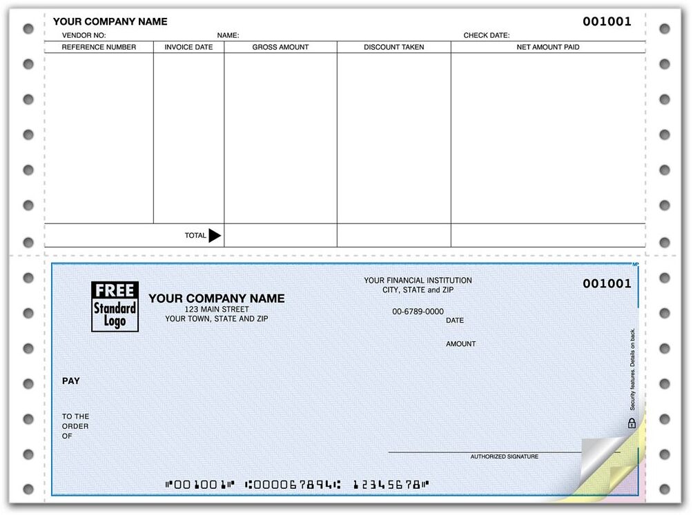 Business Checks to Pay Supplier Invoices