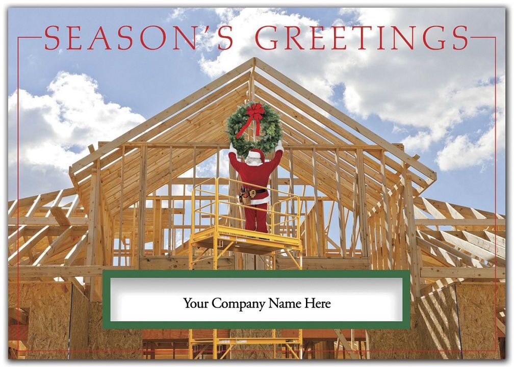 Contractor & Builder Holiday Cards - Home Building