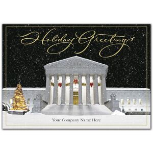 Attorney Holiday Cards - Jolly Justice Emblem