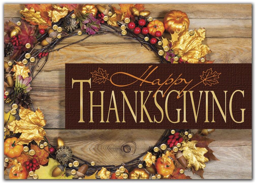 Custom Thanksgiving Card | Rustic Wishes