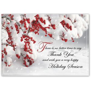 Custom Appreciation Holiday Cards for Businesses or Families