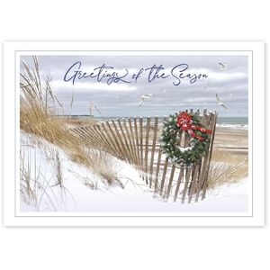 Custom Winter Holiday Cards - Seashore Greetings