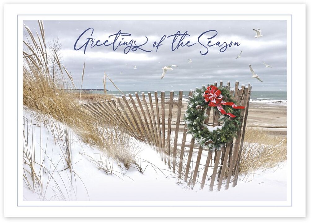 Custom Winter Holiday Cards - Seashore Greetings