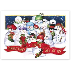 Frosty the Snowman and Crew Holiday Cards