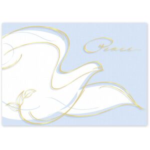 Custom Printed Peace Dove Holiday Cards