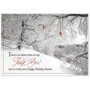 Custom Thank You Business Holiday Cards Printing