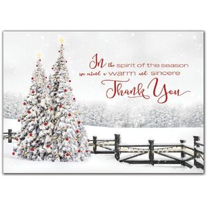 Customized Holiday Cards for Business - Thank You for Your Business