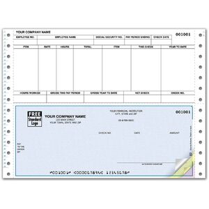 Continuous Payroll Check Printing