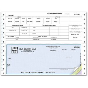 Continuous Payroll Check Printing