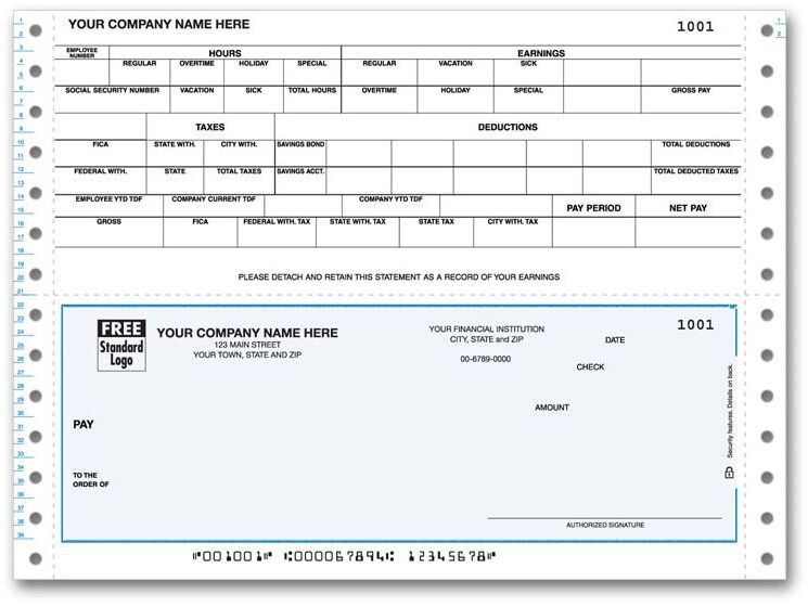 Custom Continuous Payroll Checks