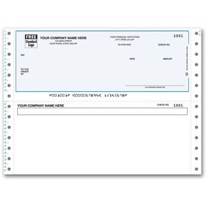 Continuous Business Check with Bottom Stub