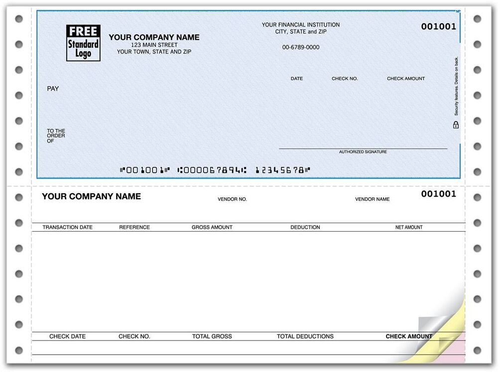 Custom Continuous OSAS® Business Checks Online