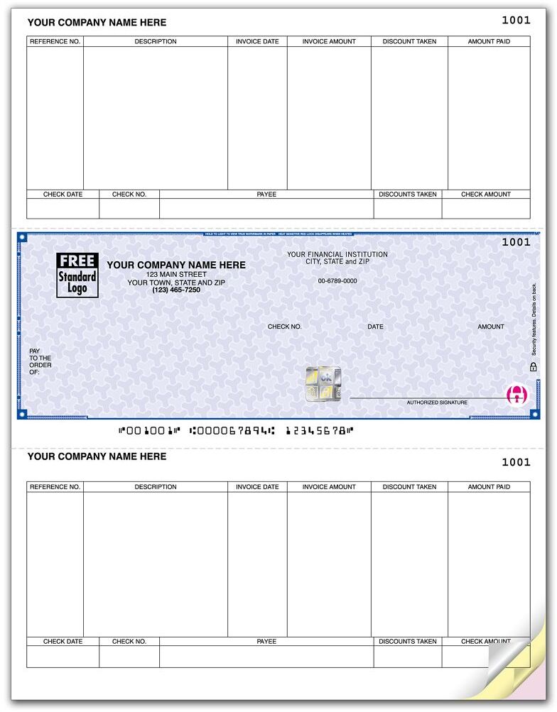 Custom Accounts Payable Peachtree Laser Checks