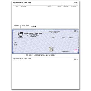 Laser Accounts Payable Business Checks - Two Stubs