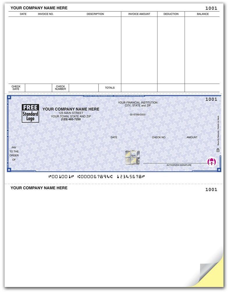 High Security Accounts Payable Check for Laser Printers