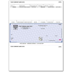 Laser Peachtree Payroll Checks