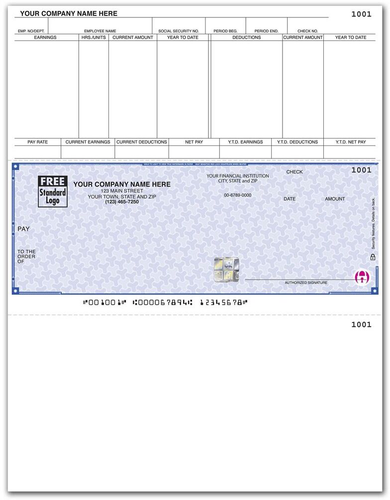 Microsoft® Dynamics Laser Payroll Checks