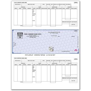 Microsoft© Laser Payroll Checks with Logo