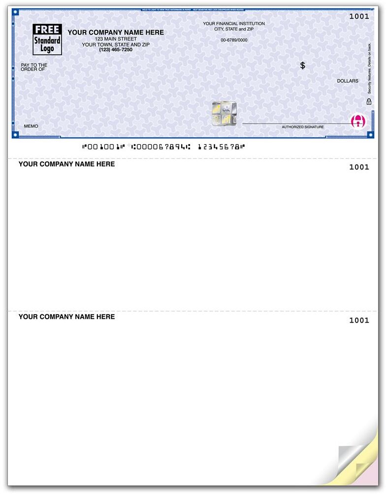 Microsoft® Money / Quicken® / QuickBooks® Checks with Logo