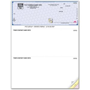 Laser Personalized Checks with Logo