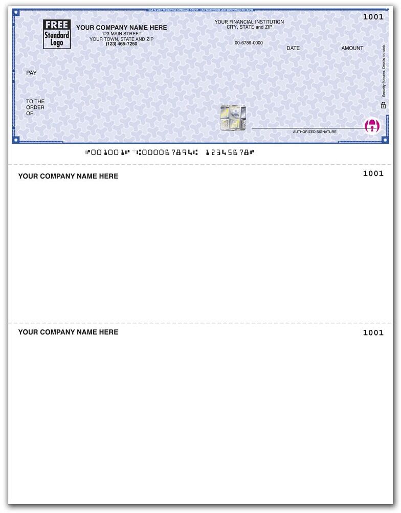 High Security Laser Personalized Checks, with Numbering
