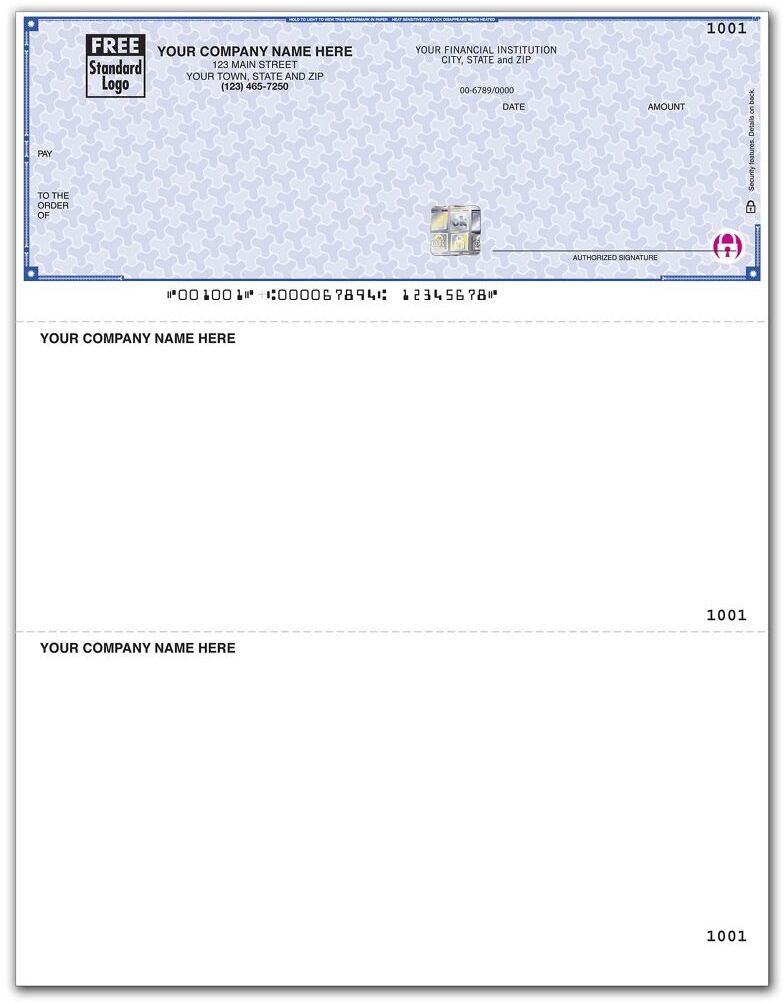 MAS® Laser Business Checks on Secure Paper