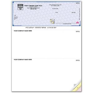 Customized Laser Checks with Foil Security Feature