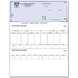 Costpoint Laser Checks for Payroll, Printed on Secure Paper