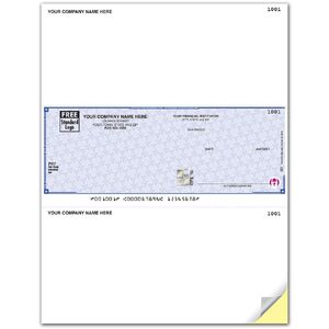 Sage Software Compatible Business Checks with Logo on Secure Paper