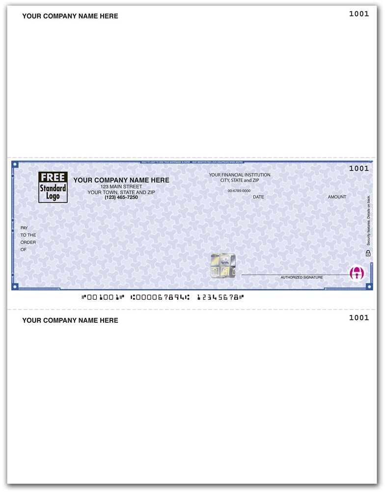 Hight Security Laser Microsoft© Business Checks